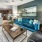Living Space with Green Accents